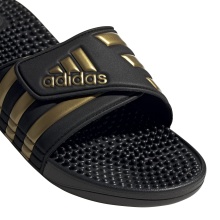 adidas Badeschuhe Adissage schwarz/gold Herren - 1 Paar